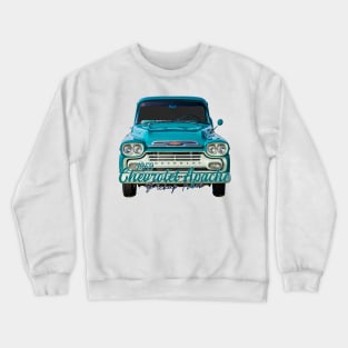 Restored 1959 Chevrolet Apache Pickup Truck Crewneck Sweatshirt